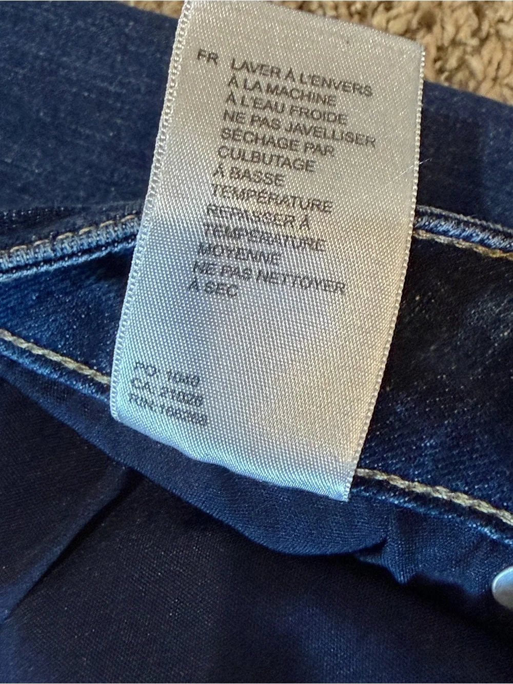 lola Dark Blue Straight Leg Jeans